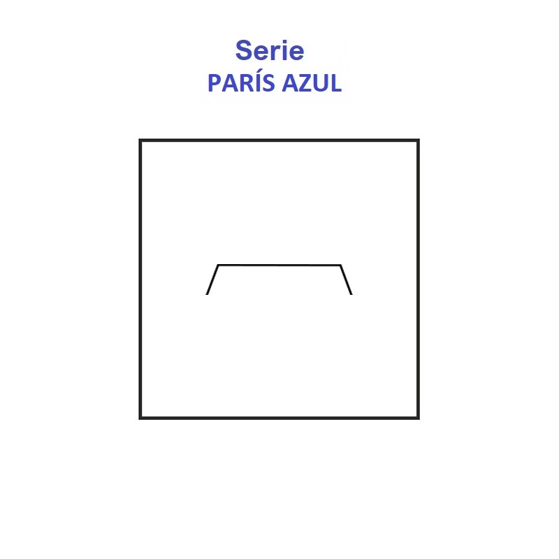 Estuche París sortija saja / Pin 47x53x40 mm.